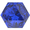 Dreamtime Crystal DC 4699 Prismatic Hexagon Fancy Stone Magical Blue 20x22.9mm