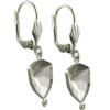 Empty Jewelry Earrings Setting with RING for Dreamtime Crystal 4706 17 mm. Pair.