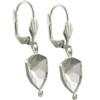 Empty Jewelry Earrings Setting with RING for Dreamtime Crystal 4706 12 mm. Pair.