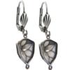 Empty Jewelry Earrings Setting with RING for Dreamtime Crystal 4706 12 mm. Pair.