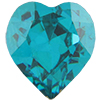 Dreamtime Crystal 4801 Heart Fancy Stone Blue Zircon 8.8x8mm