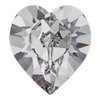 Dreamtime Crystal DC 4884 Heart Fancy Stone Crystal 11x10mm