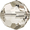 Dreamtime Crystal DC 5000 Round Bead Crystal Silver Shade 3mm