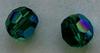 Dreamtime Crystal DC 5000 Round Bead Majestic Green Shimmer 6mm