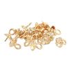 3.7x7.4mm Bail Pin for Half Drilled Pearl 1mm diameter 