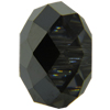 Swarovski 5040 Briolette Bead Crystal Silver Night 6mm