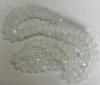 Spark Briolette Beads White Opal 6mm