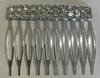 2 Row Rhinestone Wire Comb