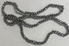 Spark Briolette Beads Jet Hematite 4mm