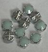 Dreamtime Crystal 53102 Rose Montees 16ss Mint Alabaster/Silver
