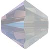 Swarovski 5328 Bicone Bead White Opal Shimmer 6mm
