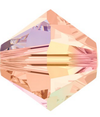 Dreamtime Crystal DC 5328 Bicone Bead Light Peach AB 6mm