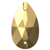 Dreamtime Crystal DC 3230 Drop Sew-on Crystal Aurum 28x17mm