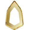 Dreamtime Crystal 4707S Setting for Slim Trilliant Fancy Stone Gold 13.6x8.6mm