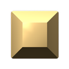 Dreamtime Crystal DC 2400 Square Flat Back Crystal Aurum 3mm
