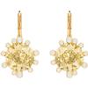 Swarovski Collections Olive Pierced Earrings, Multi-Colored, Gold Plating