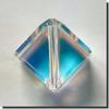 Swarovski 5600 Diagonal Cube Bead Crystal AB 8mm