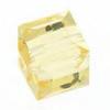 Dreamtime Crystal DC 5601 Cube Bead Jonquil 4mm