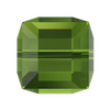 Dreamtime Crystal DC 5601 Cube Bead Fern Green 6mm