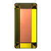 Dreamtime Crystal DC 2510 Baguette Flat Back Crystal Vitrail Medium 3.7x1.9mm