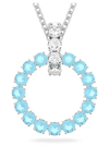 Swarovski Collections Exalta pendantBlue, Rhodium plated