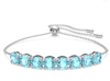 Swarovski Collections Exalta braceletBlue, Rhodium plated