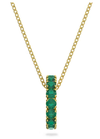 Swarovski Collections Exalta pendantGreen, Gold-tone plated