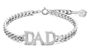 Swarovski Collections Father's Day - Dad braceletWhite, Rhodium plated