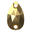 Dreamtime Crystal DC 3230 Drop Sew-on Crystal Aurum 12x7mm