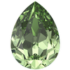 Dreamtime Crystal DC 4320 Pear Rhinestones Reinvented Peridot 18x13mm