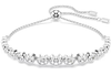 Swarovski Collection Imber Tennis bracelet Mixed round cuts, White, Rhodium plated