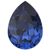 Dreamtime Crystal DC 4320 Pear Rhinestones Reinvented Dark Sapphire 8x6mm