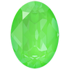 Dreamtime Crystal DC 4120 Oval Rhinestones 14x10 Crystal Electric Green Ignite