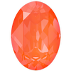 Dreamtime Crystal DC 4120 Oval Rhinestones 14x10 Crystal Electric Orange Ignite