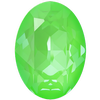 Dreamtime Crystal DC 4120 Oval Rhinestones 18x13 Crystal Electric Green Ignite