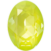 Dreamtime Crystal DC 4120 Oval Rhinestones 18x13 Crystal Electric Yellow Ignite