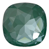 Dreamtime Crystal DC 4487 Large Cushion Cut Square Fancy Stone 27mm Crystal Pine Green Ignite