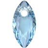 Dreamtime Crystal DC 6437 Marquise Cut Pendant Aqua 9mm