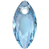 Dreamtime Crystal DC 6437 Marquise Cut Pendant Aqua 11.5 mm