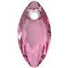 Dreamtime Crystal DC 6437 Marquise Cut Pendant Rose 11.5 mm