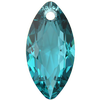 Dreamtime Crystal DC 6437 Marquise Cut Pendant Blue Zircon 16 mm
