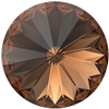 Dreamtime Crystal DC 1122 Rivoli Round Stone Reinvented Smoked Topaz SS47