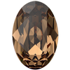 Dreamtime Crystal DC 4120 Oval Fancy Stone Reinvented Light Smoked Topaz 14x10mm