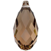 Dreamtime Crystal DC 6010 Briolette Pendant Reinvented Light Smoked Topaz 11x5.5mm
