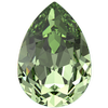 Dreamtime Crystal DC 4320 Pear Rhinestones Reinvented Peridot 10x7mm