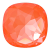 Dreamtime Crystal DC 4487 Large Cushion Cut Square Fancy Stone 27mm Crystal Electric Orange Ignite