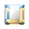 Dreamtime Crystal DC 2400 Square Flat Back Crystal Shimmer 3mm