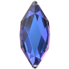 Dreamtime Crystal DC 2201 Marquise (Navette) Flat Back Crystal Heliotrope 4x1.8mm