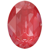 Dreamtime Crystal DC 4120 Oval Fancy Stone Crystal Poppy Red Ignite 14x10mm