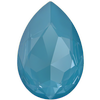 Dreamtime Crystal DC 4327 Large Pear Shaped Fancy Stone Crystal Teal Ignite 30x20mm